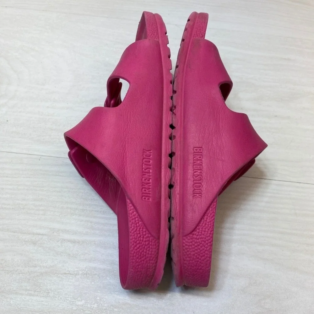 Birkenstock Womens 6 37 Arizona EVA Sandals Slides Pink Beetroot Waterproof